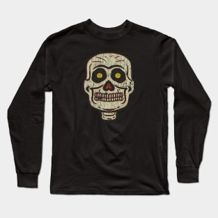 1950s Halloween Skull Long Sleeve T-Shirt